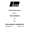 Piper Twin Comanche Service Manual PA-30/PA-39 Part # 753-645_v1998